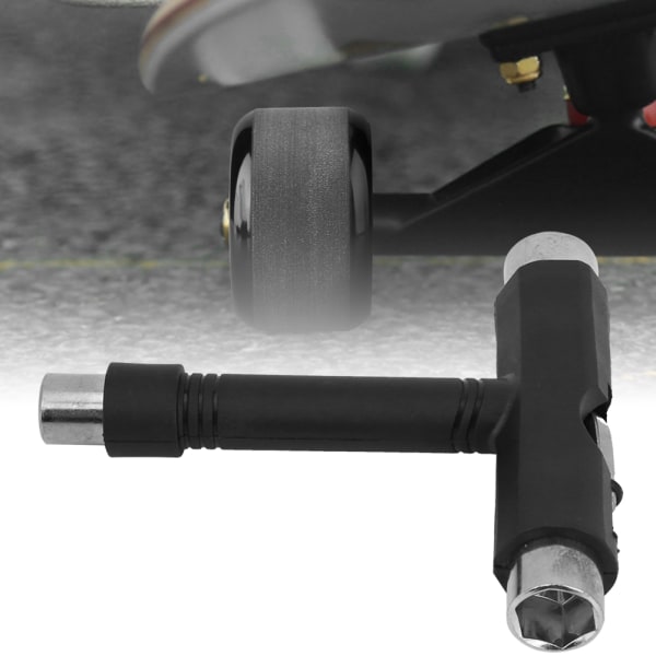 Slitesterk skateboard T-formnøkkel & L-formnøkkel Bærbar skrutrekkerverktøyenhet