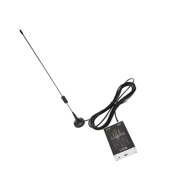 RTL SDR -radiovastaanotin, ammattimainen 100 kHz - 1,7 GHz UV HF USB -kannettava täyden kaistan vastaanotin viestintäjärjestelmää varten