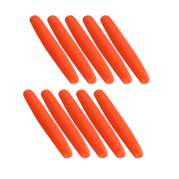 100pcs Durable Tear Drop Indicator Fishing Floats Bobber Tackle Accessory (Orange L)