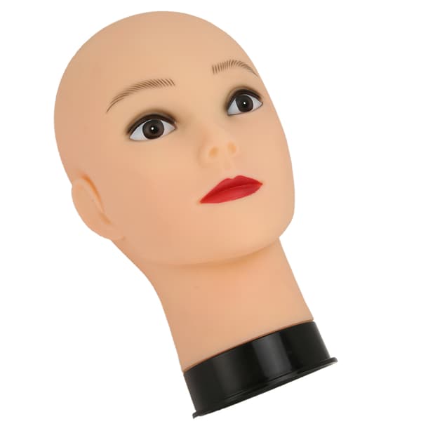 Skaldet Mannequin Hoved Professionelle Briller Hat Mannequin Display Hoved til Parykfremstilling