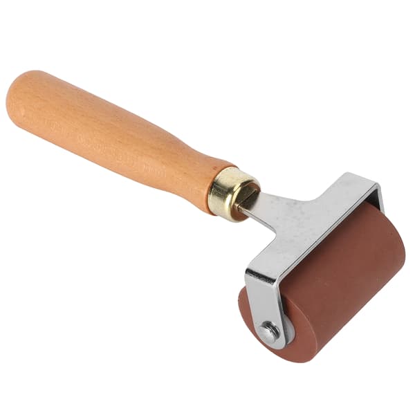 Brayer Myk Fleksibel Solid Slitesterk Elastisk Gummirulle for Trykk Scrapbooks 5cm