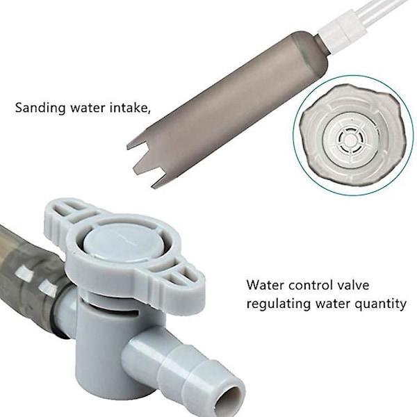 Akvarievandudskifter sifon skift vandrør pumpe sandvask urinal manuelt rengøringsværktøj vandpumpe