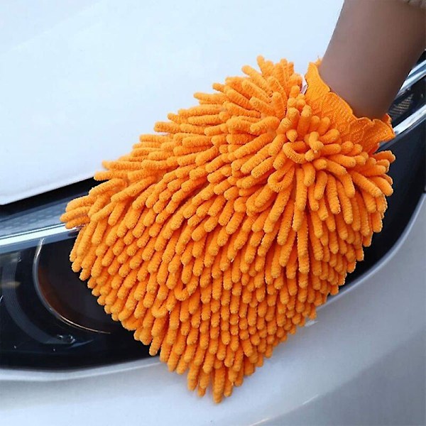 Mikrofiber Bilvaskehandske, Bilvaskehandske Stor Bilrensningshandske Absorberende Vaskehandske