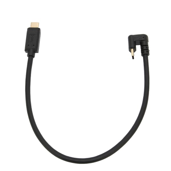 USB-kabel 12 tum USB 3.1 Typ C Hane till Hane 10 Gbps U-typ Armbåge Snabbare Dataöverföring Dataförlängningskabel