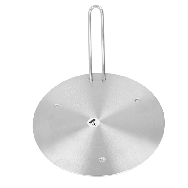 Varmespreder i rustfritt stål for induksjonstopper - 23,5 cm/9,25 tommer