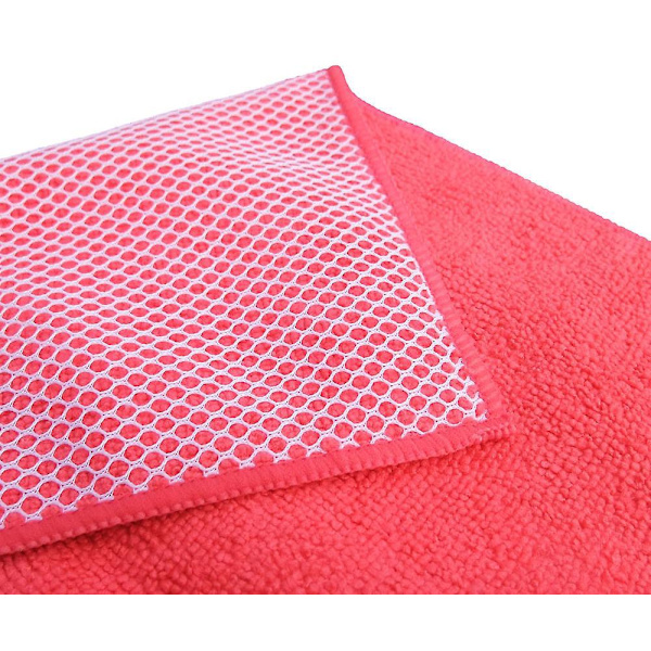 10 Pakke Mikrofiber Rengøringsklude - Dobbelt Størrelse - til Telefonskærme, LCD-TV'er, Tablets, Kameraobjektiver