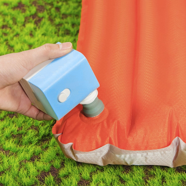 Mini luft pumpe bærbar oppustelig luftmadras pumpe til yogabold luft seng batteridrevet