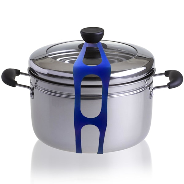 2 st Crock Pot Lock Elastisk Silikonrem Universal Lock Fästrem Lockrem för Grytor Kastruller