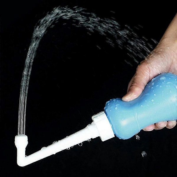 Bärbar resebidé 360ml, lämplig för bärbar rengöring av perineum efter förlossning i badrummet - Lämplig för utomhusbruk, camping, resor