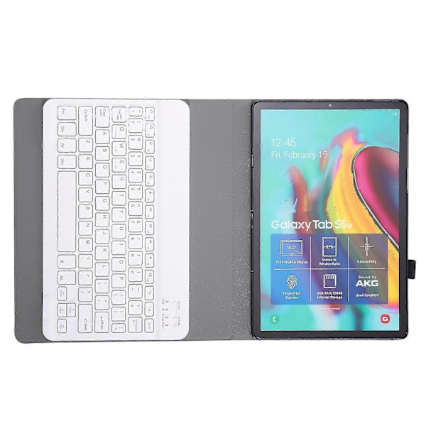 Tangentbord kompatibelt med Galaxy Tab S5E 10.5 2019 Sm-T720 Sm-T725 T720 T725 Fodral kompatibelt med Tab S5E Tangentbordsfodral (Guld)