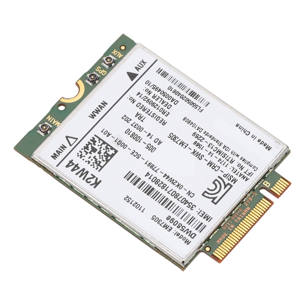 EM7305 4G-moduuli langaton verkko M2 NGFF LTE WWAN-kortti 52-nastainen, sopii Dell DW5809e Sierralle