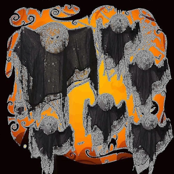 Halloween-juhlakoristeluilmapallot, Hyvää Halloween-juhlatarvikkeet ulko- ja sisätiloihin, Halloween hauska pelottava Emoji1set-musta