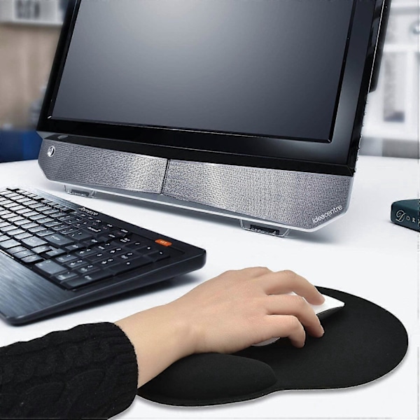 Hiirimatto geelirannetuella, mukavuutta ergonomisella rannetuella
