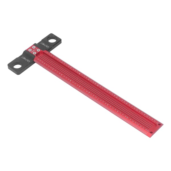 Tømrer Scriber T-firkantlinjal Metrisk aluminiumslegering for tømrerarbeidsoppsettmåling