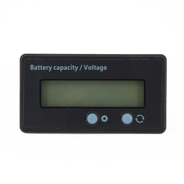 Multifunktions batterikapacitetstester Digitalt display spændingsmåler med LCD-display baggrundsbelyst