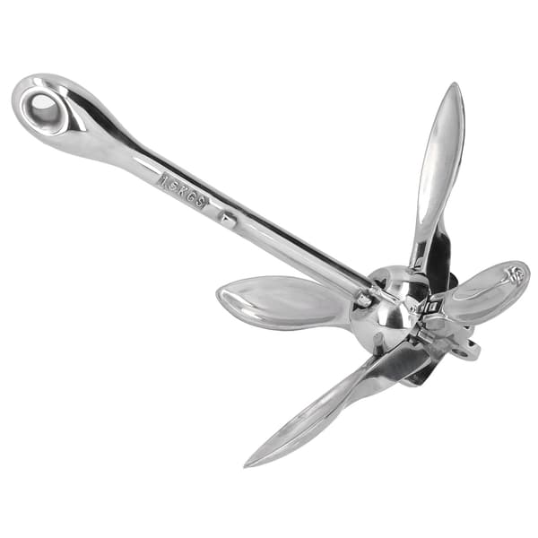 3,3 lbs foldbart gribanker 316 rustfrit stål hardware til marinebåd yacht jolle