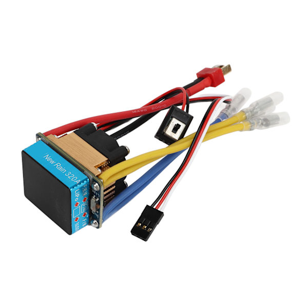 320A dobbeltveis børstet ESC med vifte 3A 5V 3 moduser vanntett universell multippel beskyttelse RC båt ESC 1 til 2
