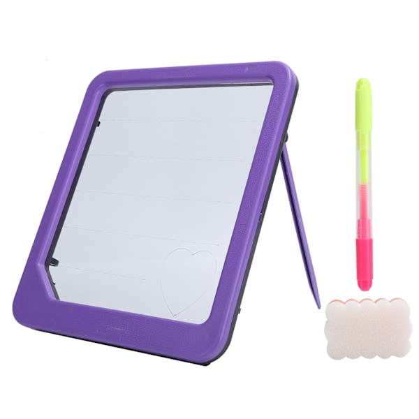 LED-kirjoitustaulu, elektroninen fluoresoiva kirjoitustaulu, piirtotaulu lapsille, lelu, violetti