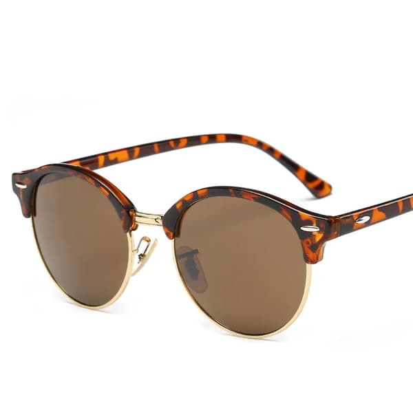 DCM Heta Solglasögon Kvinnor Populärt Märke Designer Retro Män Sommarstil Solglasögon C6Brown