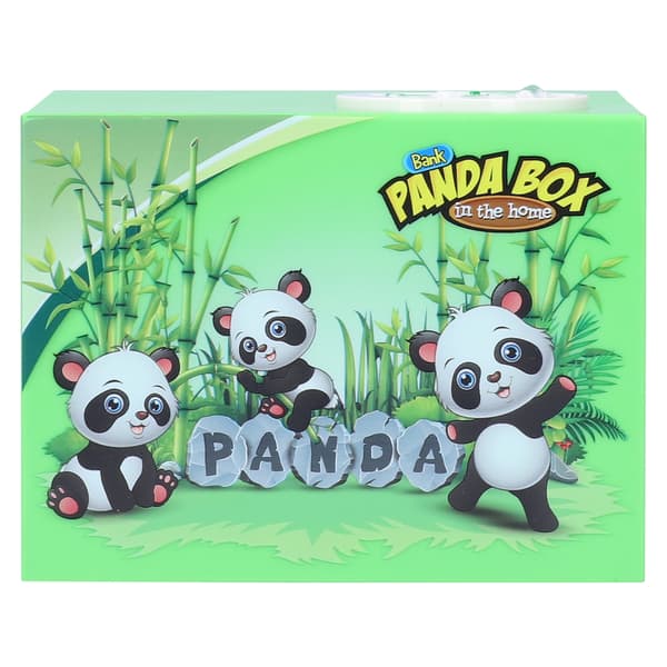 Spargris Valp Söt Stjäla Pengar Panda Barn Djur Elektrisk Sparbössa
