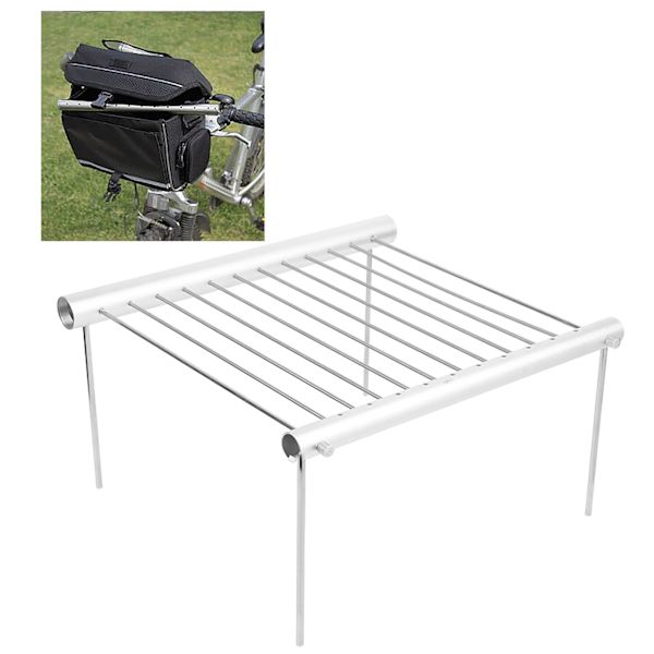 Rustfritt stål Kullgrill Bærbar sammenleggbar grill for utendørs campingpiknik