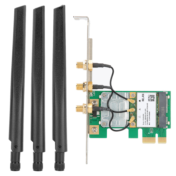 6300AGN Desktop Netværkskort 450Mbps 802.11AN PCI‑E WiFi Adapter A2.4G/5G Tilbehør