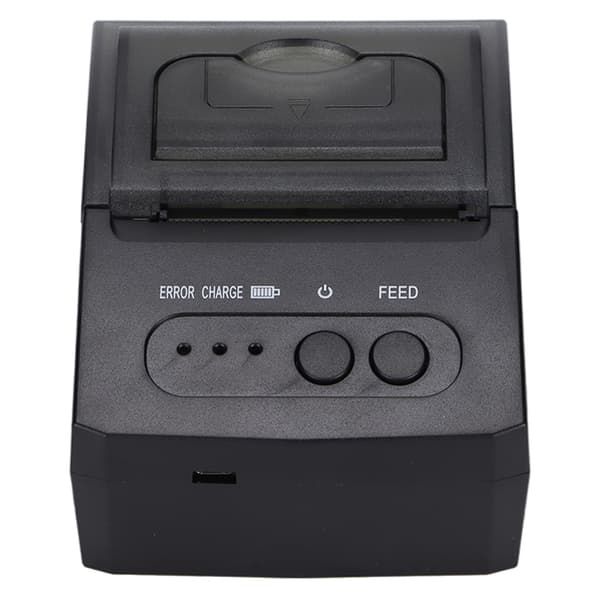 Termisk printer 58 mm POS bærbar transport termisk etiketkvitteringsprinter til Android til IOS til Windows EU-stik