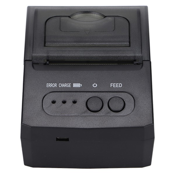 Termisk printer 58mm POS bærbar transport termisk etiket kvitteringsprinter til Android til IOS til WindowsEU-stik