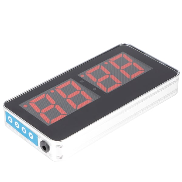 Modern USB-driven lysande LED-klocka för hem, vardagsrum, kök, kontor, DC5V EU-kontakt 110-220V