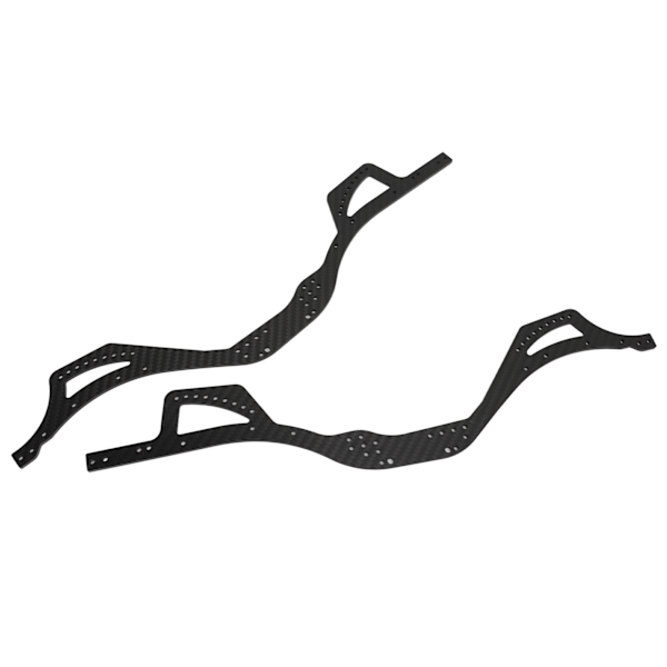 2 stk karbonfiber chassis sideplater lettvektig ubøyelig chassis rammeskinner for Axial SCX10 Pro RC Crawler Car