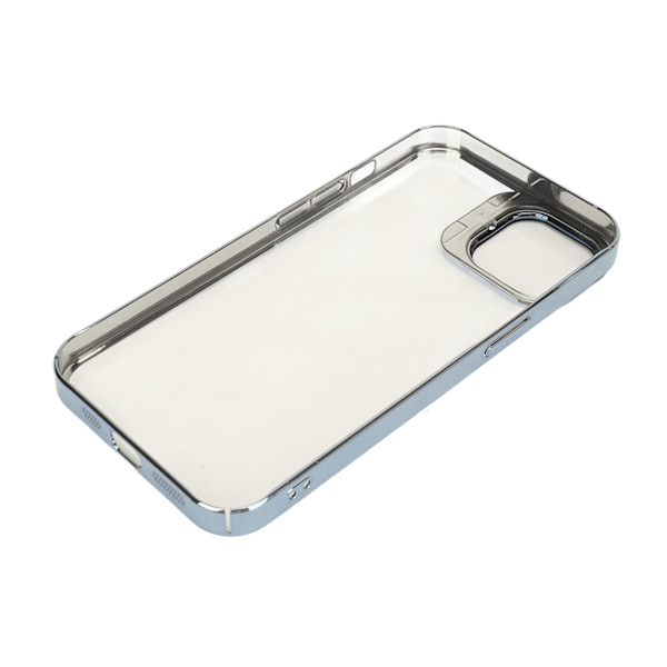 Magnetiskt mobilfodral Slim Shockproof mobilfodral med kameralinsskydd Stativ Hög transparens PC hårt skyddsfodral Blå för Iphone 14pro