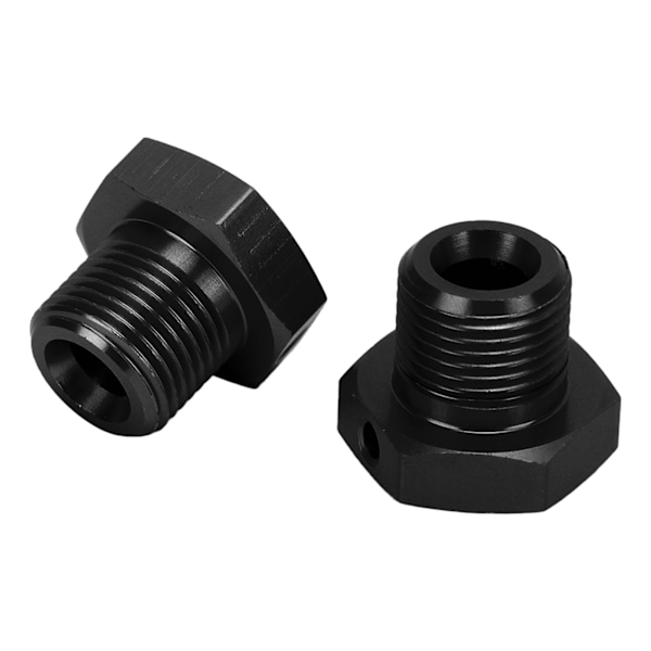 1 par aluminiumslegering 17 mm hjulnavadapter med pinne for ARRMA 1/8 RC bil oppgraderingsdelsvart