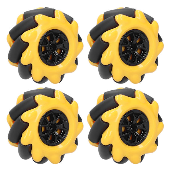 Mecanum Wheel OmniDirectional Smart Robot Auton osat Tarvikkeet Tee itse lelukomponentit 60mm (2 paria)
