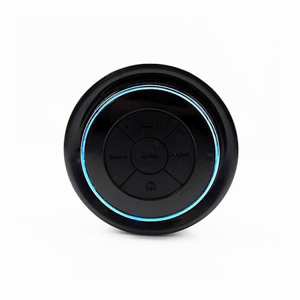 Vandtæt Bluetooth-brusehøjttaler med FM-radio - bærbar og kompatibel med alle Bluetooth-enheder til brusebad, camping, bil og rejser