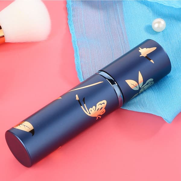 Bärbar Parfymflaska Aluminium Atomizer Tom Kosmetisk Sprayflaska 10ml (Blå)