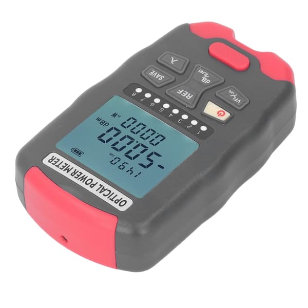 30KM Fiberoptisk effektmåler Rødt lys VFL Netkabeltester LED-lys Optisk effektmåler -70 - +10dbm Effektmåleområde