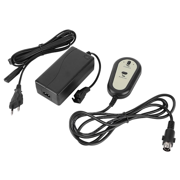 Elektrisk Sofa Controller Push Rod Kablet Motor Elektrisk knap Håndkontakt Fjernbetjening 5-benet EU-stik 100-240V