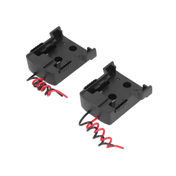 2 sett batteriadapterfesteholder dokkingstrømkildeomformer for Milwaukee M18 18V