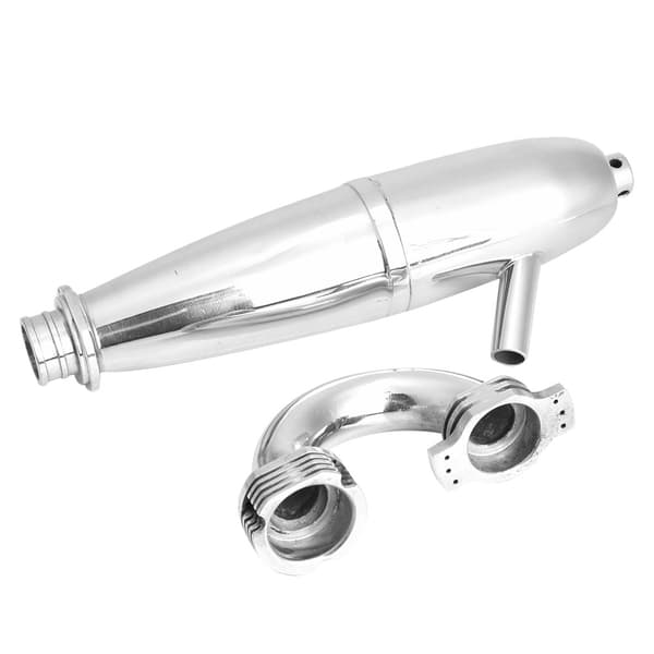 Dobbelt udstødningsrør til HSP Redcat 1/8 RC bil til SH GO 21/28CXP motor