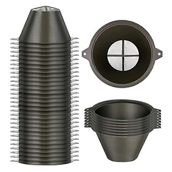 30 stk. malingsfilter 100 mm plastik malingssi med fint nylonnet genanvendelig industriel nylon Me_SZXM