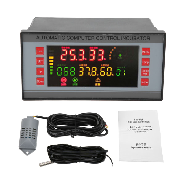 XM‑18 Automatisk Inkubator Temperaturregulator LED Färgskärm Temperaturkontrollutrustning 160‑220V