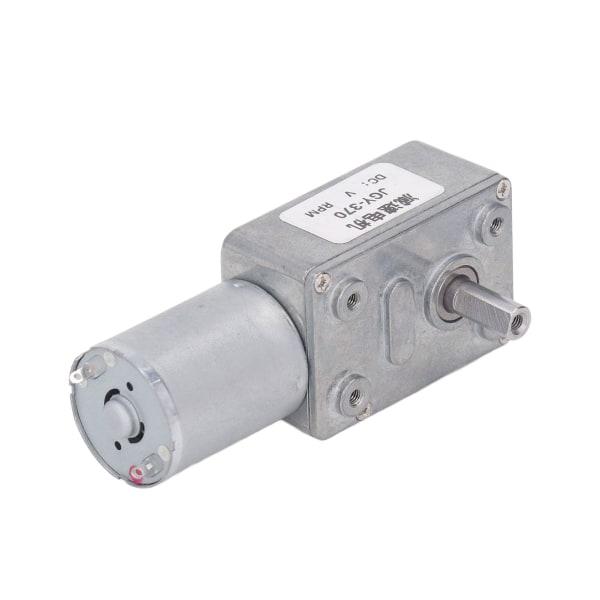 12V DC-vaihdemoottori 12mm Yksiakselinen Itselukittuva Käännettävä Matoruuvi Nopeudenvaihdemoottori 4‑25KG.CM 3RPM