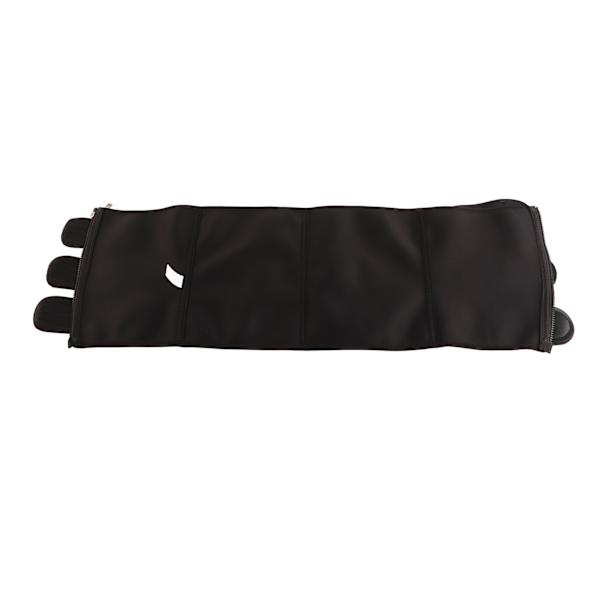 Midjetränare Polyester Dragkedja Unisex Multifunktionell Midjebandage Wrap för Sport Svart M