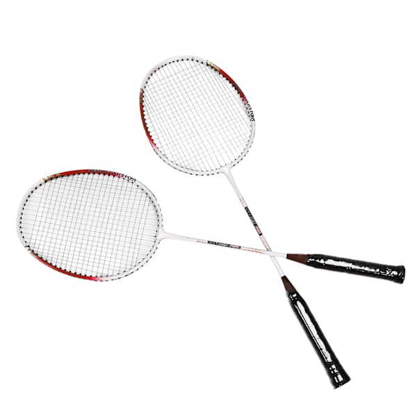 REGAIL Badminton Racket Par 2 Aluminiumlegering Lätt Bärbar Badminton Rackets för Inomhus Utomhus Röd
