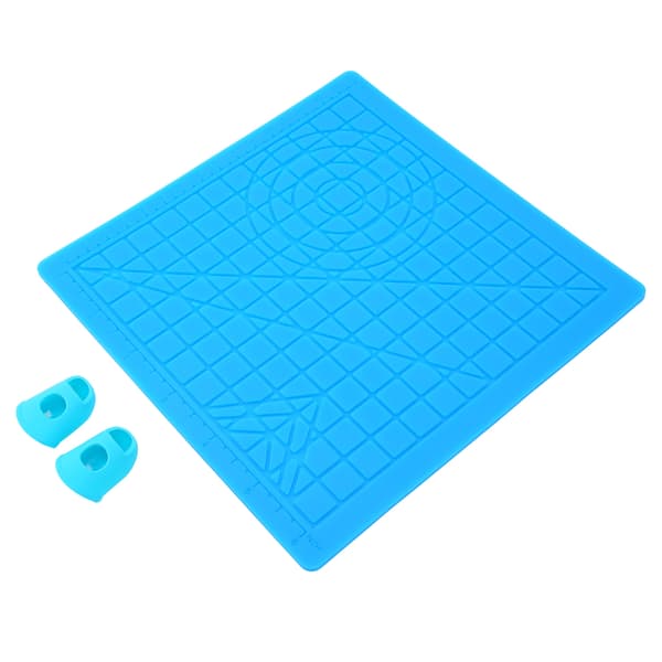 3D Design Matte Slitesterk Elastisk Fleksibel Praktisk Silikon Malpute med Fingerhetter