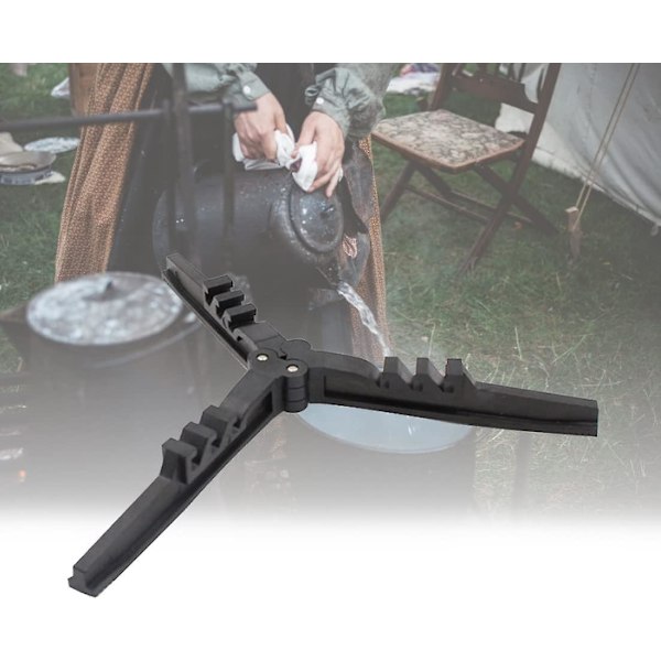 Gasbehållarställ, Spisbordsbas, Portabel Gasbehållarbas Spis Tripod Hållare Vikbar Flaska Behållare Plous för Utomhuscamping Vandring