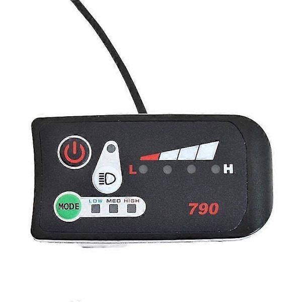 36V Elektrisk Fordon Elektrisk Cykel Mätare LED Effekt Display 6 Km Booster Mätare 790 Mätare-B15