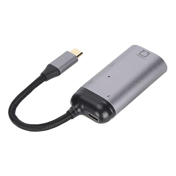 Monitoiminen 3in1 Type C -sovitin Type C uros RJ45/PD/USB A naaras -sovittimeen