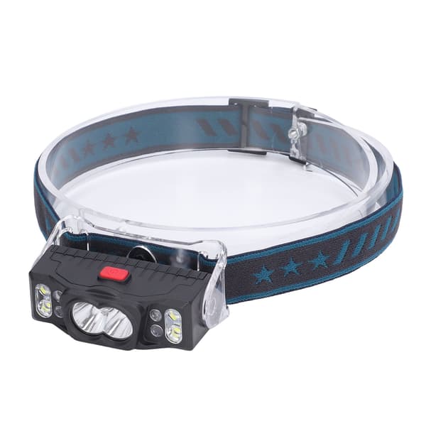 LED Hodelykt Mini Oppladbar Hodelykt Intelligent Sensor Lommelykt Vanntett USB-lading med Strømdisplay Magnet