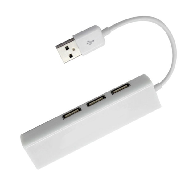 USB-RJ45-keskitin 480Mbps nopea PVC-kupari Yhteensopiva USB-Ethernet-sovitin puhelimeen Tietokone